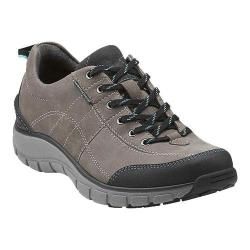Womens Clarks Wave.Trek Walking Shoe Grey Leather   17810652