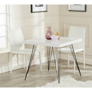 Safavieh Wolcott White/ Black Lacquer Accent Table