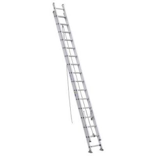 Werner 32 ft. Aluminum D Rung Extension Ladder with 375 lb. Load Capacity Type IAA Duty Rating D532 2
