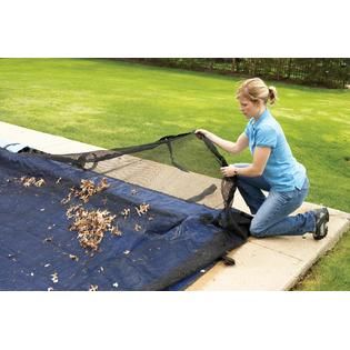 Dirt Defender   Rectangular Leaf Net In Ground Pool Cover In Assorted