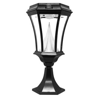 Gama Sonic GS 94P Victorian Solar Light with 9 Bright White LEDs, Pier