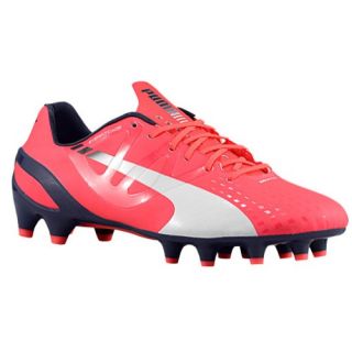 PUMA Evospeed 1.3 FG   Mens   Soccer   Shoes   Bright Plasma/White/Peacoat