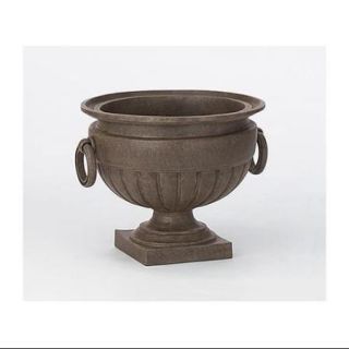 Toledo Round Planter w Square Base (Caramel)