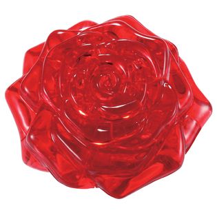 Bepuzzled  3D Crystal Puzzle   Rose (Red) 44 Pcs