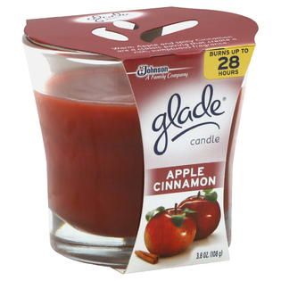 Glade Candle, Apple Cinnamon, 1 candle [3.8 oz (108 g)]   Food