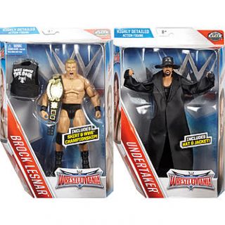 WWE Undertaker & Brock Lesnar   WWE Elite WrestleMania 32 Flashback