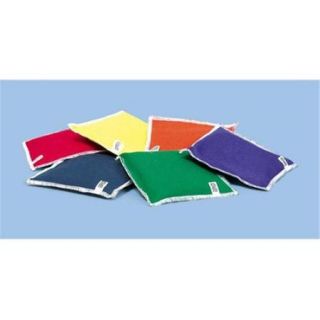 Everrich EVC 0026 3 x 3 Inch Square Beanbags   Set of 6 Colors
