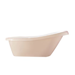 Giagni Hawthorne Acrylic Oval Clawfoot Bathtub with Reversible Drain (Common 31 in x 60 in; Actual 29.1 in x 30.3 in x 60 in)