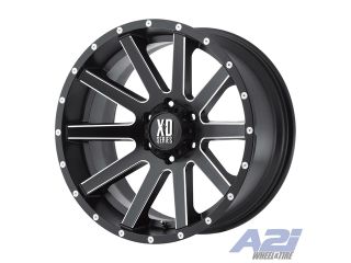 20" XD Series XD818 Heist Black Milled Wheel 20x9 5x150mm 30mm XD81829058930 Rim