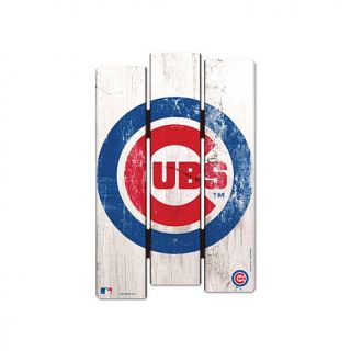 WinCraft MLB Wood Fence Sign   Chicago Cubs   7794936