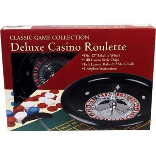 Classic Games Collection Deluxe Casino Roulette Set