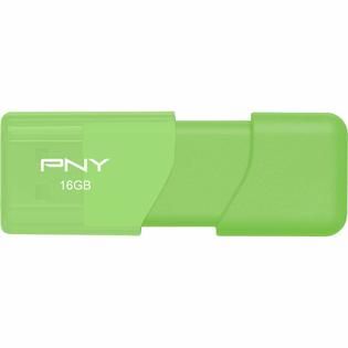 PNY Compact Attaché 3 16GB USB 2.0 Flash Drive   Green   TVs