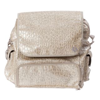 Mrs. Smiths Elite Leather Pearl Diaper Bag