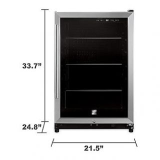 Kenmore 99283 4.6 cu. ft. Beverage Center   Stainless Steel 1