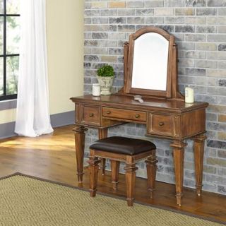 Home Styles Americana Vintage Vanity and Bench