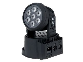 DMX 512 Mini Moving Head Light 4 In 1 RGBW LED Stage PAR Light Lighting Strobe Professional 5/13 Channel Party Disco Show 70W AC 100 240V Sound Active