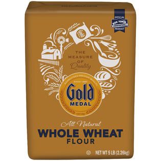 Gold Medal Whole Wheat Flour 5 LB STAND UP BAG   Food & Grocery