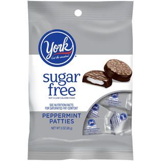 York Sugar Free Peppermint Patties Candy 3 OZ PEG   Food & Grocery