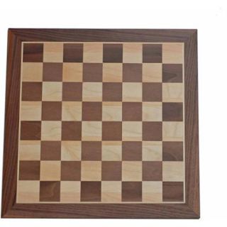 Deluxe Walnut Chess Board, 18"