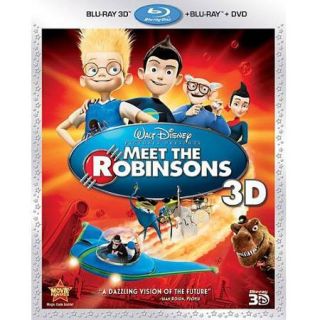 Meet The Robinsons (Blu ray 3D + Blu ray + DVD) (Widescreen)