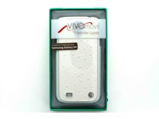 Viva Movil Samsung Galaxy S4 Ostrich Leather Case by Jennifer Lopez   White