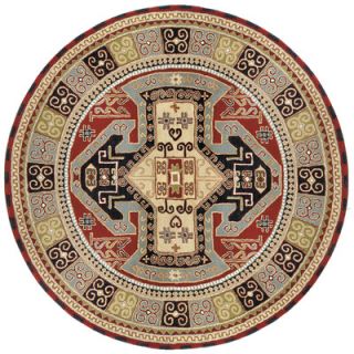 Traditions Sparta Navy/Red Rug by St. Croix