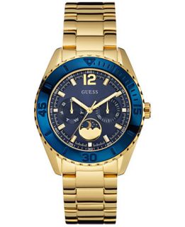 GUESS Womens Gold Tone Steel Bracelet Watch 40mm U0565L4   Watches