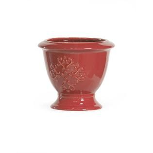 Jaclyn Smith Today  8 Ceramic Urn  Red