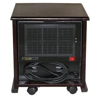 American Comfort  Infrared Portable Heater with Espresso Brown Cabinet
