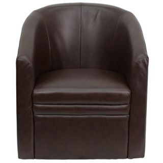 Flash Furniture Club Lounge Chair with Barrel Shape