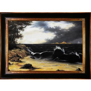 Heade Storm Clouds Over The Coast Canvas Art by Tori Home