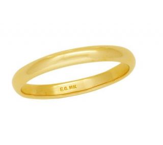 EternaGold 3MM Polished Silk Fit® Band Ring,14K Gold —