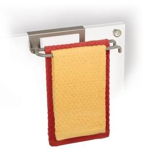 Lynk® Over Cabinet Door Organizer   Pivoting Towel Bar (Satin Nickel