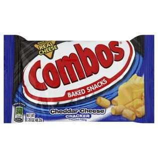 Combos Baked Snacks, Cheddar Cheese Cracker, 1.7 oz (48.2 g)   Food