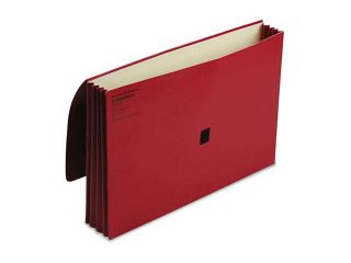 Colorlife Three Inch Expansion Wallets With Velcro Gripper, Legal, Red
