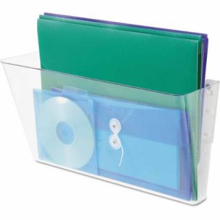 deflect o Stackable Wall File, Legal, One Pocket, Clear