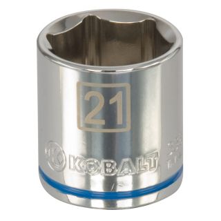Kobalt 3/8 in Drive 21mm 6 Point Metric Socket