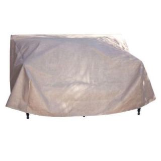 Duck Covers Elite 63 in. W Patio Loveseat Bench Cover with Inflatable Airbag to Prevent Pooling MBE632835