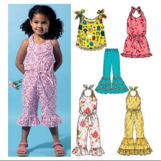 Children's/Girls' Top, Romper, Jumpsuits and Pants   2   3   4   5 Pattern
