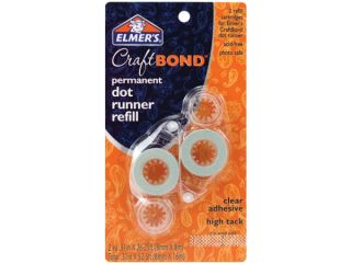 Elmers X Acto 484267 Elmers High Tack Dot Runner Refill .31 in. x 315 in. 2 Pkg Permanent