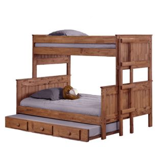 Chelsea Home Twin Over Full Standard Bunk Bed with Trundle