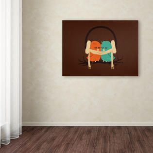Trademark Fine Art   Budi Satria Kwan Baby Its Cold Outside Canvas