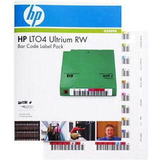 HP Q2009A RW Bar Code Label