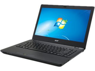 Acer TravelMate P246 M TMP246 M 33PH 14" LED (ComfyView) Notebook   Intel Core i3 i3 4030U 1.80 GHz   Black