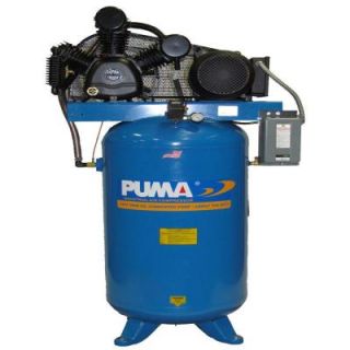 80 Gal. 7.5 HP Blue Electric 2 Stage Air Compressor TUE 7580VM