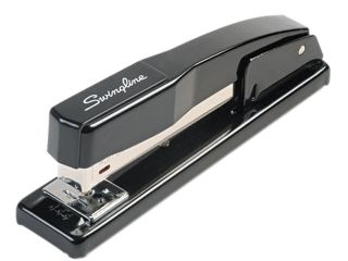 Swingline 44401S Commercial Desk Stapler, 20 Sheet Capacity, Black