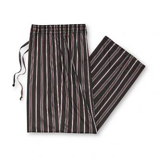 Joe Boxer Mens Synthetic Silk Lounge Pants   Striped alternate image