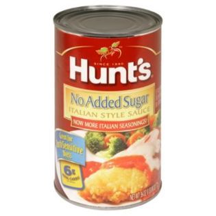 Hunts  Italian Style Sauce, No Added Sugar, 26 oz (1 lb 10 oz ) 737 g