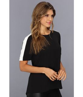 bcbgmaxazria elloyn cutout back short sleeve top