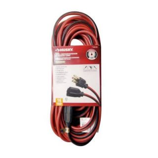 Husky 50 ft. 16/3 SJTW Extension Cord, Red and Black AW62668
